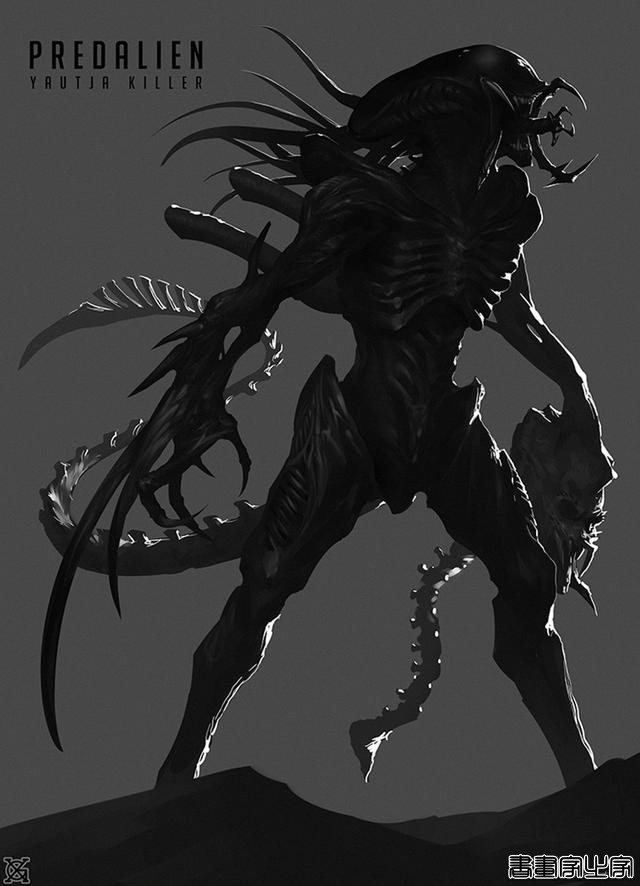 异形的宿敌《铁血战士》插画专辑，极具特色超酷超爽的暗黑系插画-4.jpg