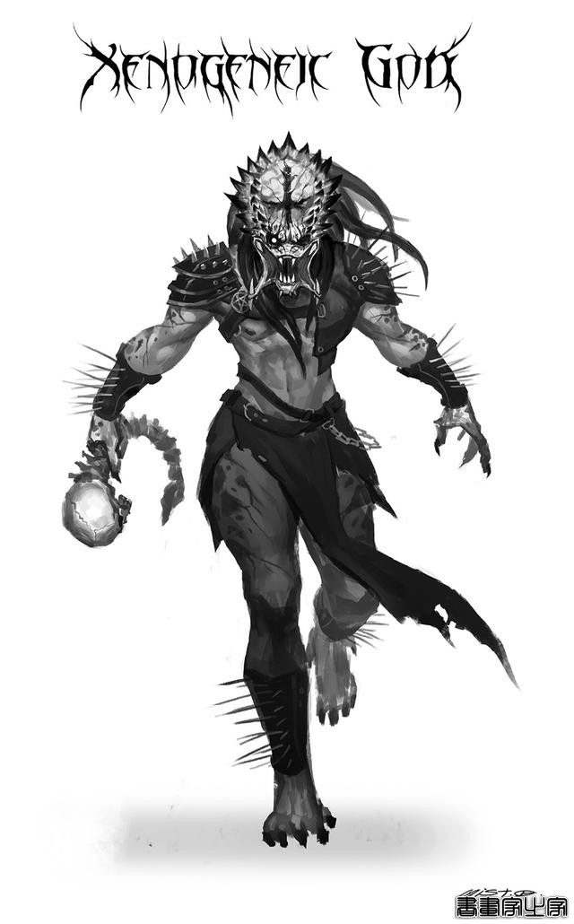 异形的宿敌《铁血战士》插画专辑，极具特色超酷超爽的暗黑系插画-29.jpg