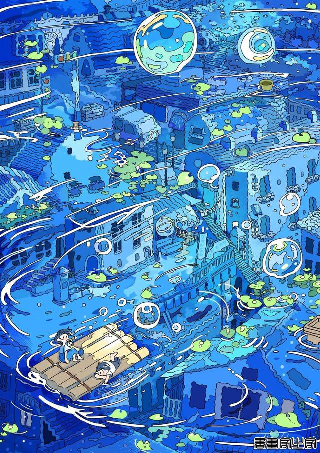 「插画」蓝色世界-10.jpg