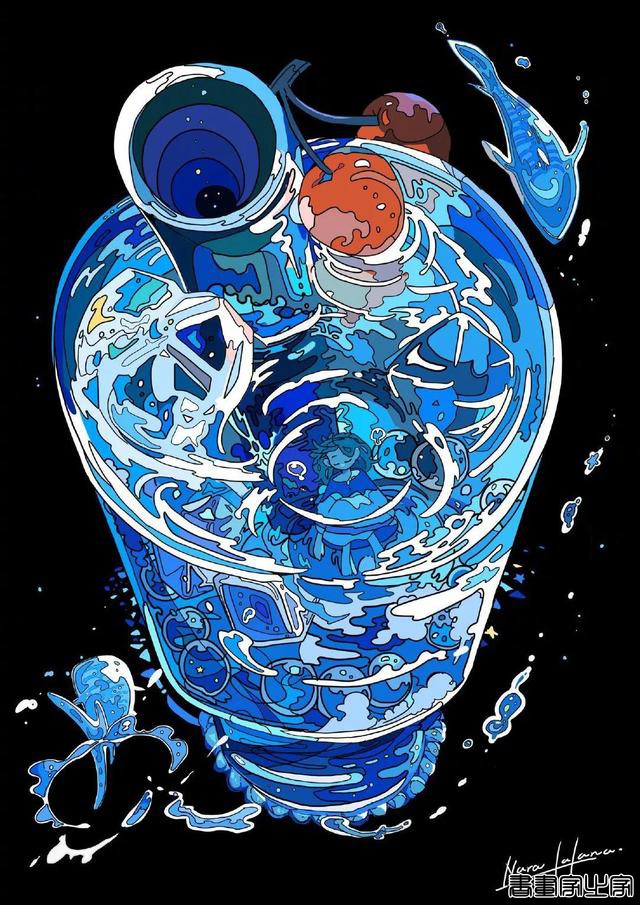 「插画」蓝色世界-12.jpg