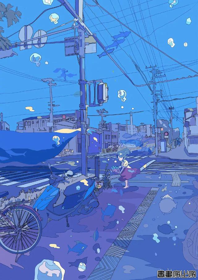 「插画」蓝色世界-14.jpg