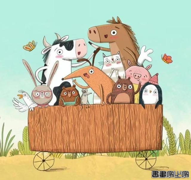 儿童系列插画作品，练习简笔画是不错的素材-13.jpg