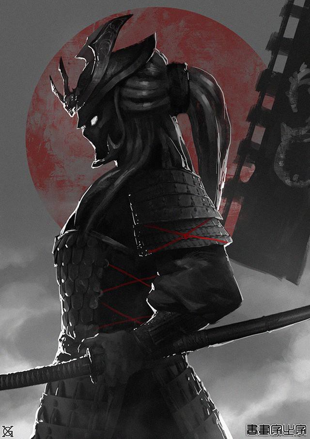 日风唯美插画，暗黑风格画面也能呈现出妖异浪漫和华丽繁复的视觉-26.jpg
