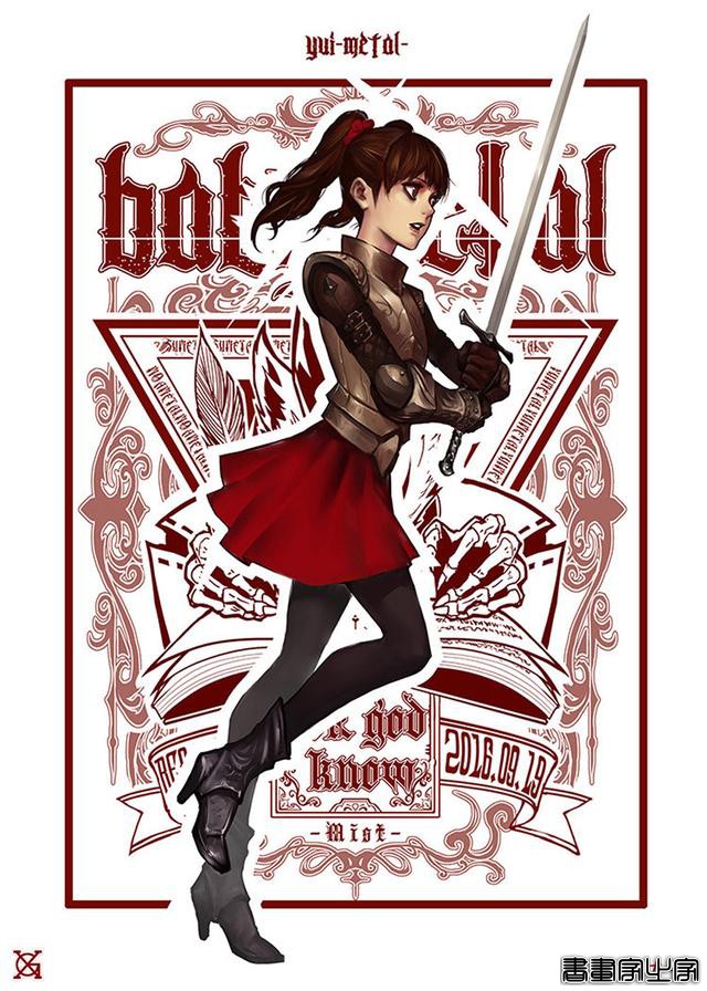 日风唯美插画，暗黑风格画面也能呈现出妖异浪漫和华丽繁复的视觉-25.jpg
