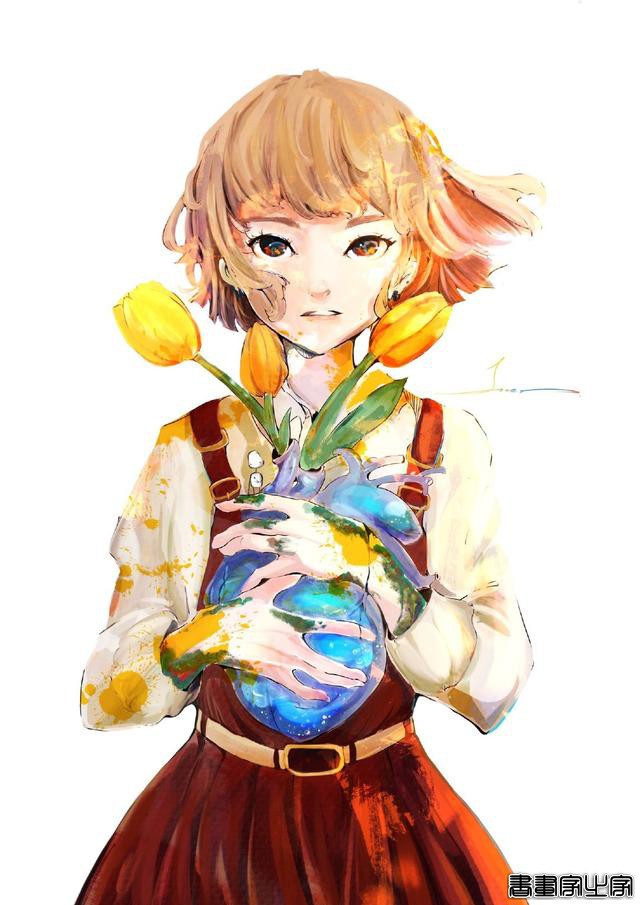 一眼惊艳的人物角色手绘插画，用来做头像也很nice-4.jpg
