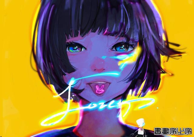 一眼惊艳的人物角色手绘插画，用来做头像也很nice-8.jpg