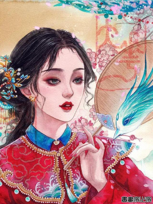 古风人物插画 灵动飘逸 怎一个美字了得～ via.大花huamama-6.jpg
