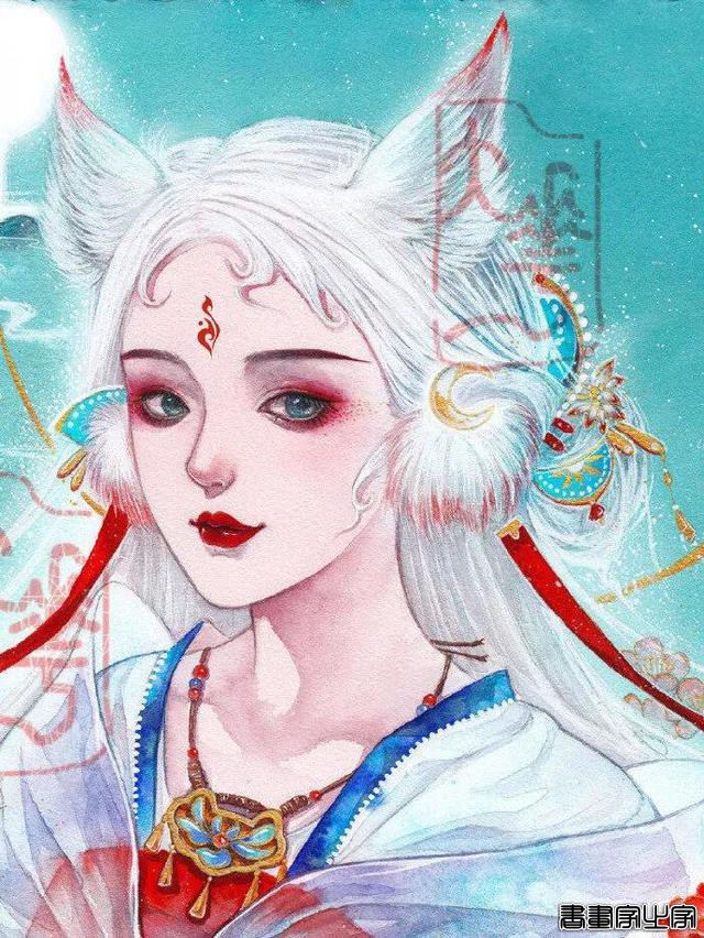 古风人物插画 灵动飘逸 怎一个美字了得～ via.大花huamama-4.jpg