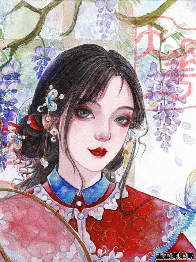 古风人物插画 灵动飘逸 怎一个美字了得～ via.大花huamama-7.jpg