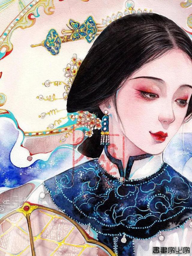 古风人物插画 灵动飘逸 怎一个美字了得～ via.大花huamama-5.jpg