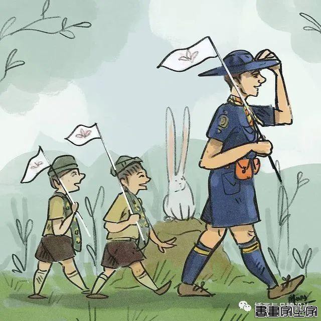插画丨满满幸福感的日常手绘，线条简单干净，而略浓重的色彩更显画风的憨厚感-18.jpg