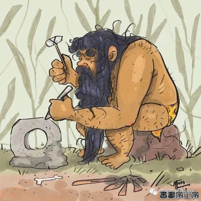 插画丨满满幸福感的日常手绘，线条简单干净，而略浓重的色彩更显画风的憨厚感-19.jpg