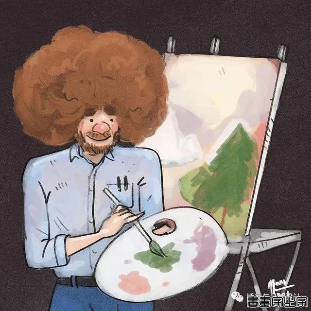 插画丨满满幸福感的日常手绘，线条简单干净，而略浓重的色彩更显画风的憨厚感-23.jpg
