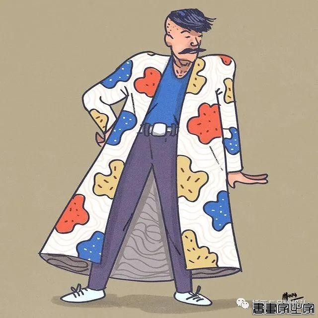 插画丨满满幸福感的日常手绘，线条简单干净，而略浓重的色彩更显画风的憨厚感-33.jpg