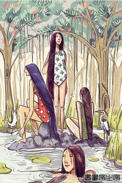 插画丨满满幸福感的日常手绘，线条简单干净，而略浓重的色彩更显画风的憨厚感-58.jpg