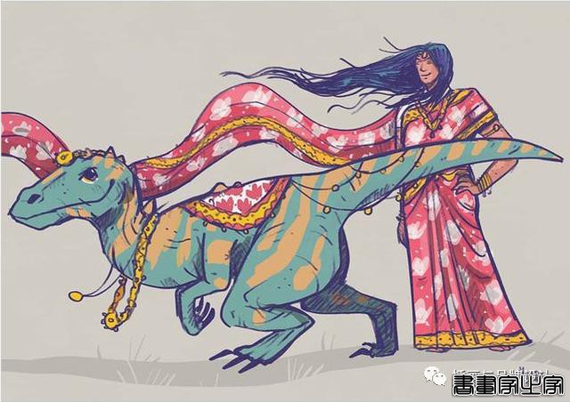 插画丨满满幸福感的日常手绘，线条简单干净，而略浓重的色彩更显画风的憨厚感-80.jpg