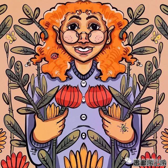 插画丨满满幸福感的日常手绘，线条简单干净，而略浓重的色彩更显画风的憨厚感-85.jpg