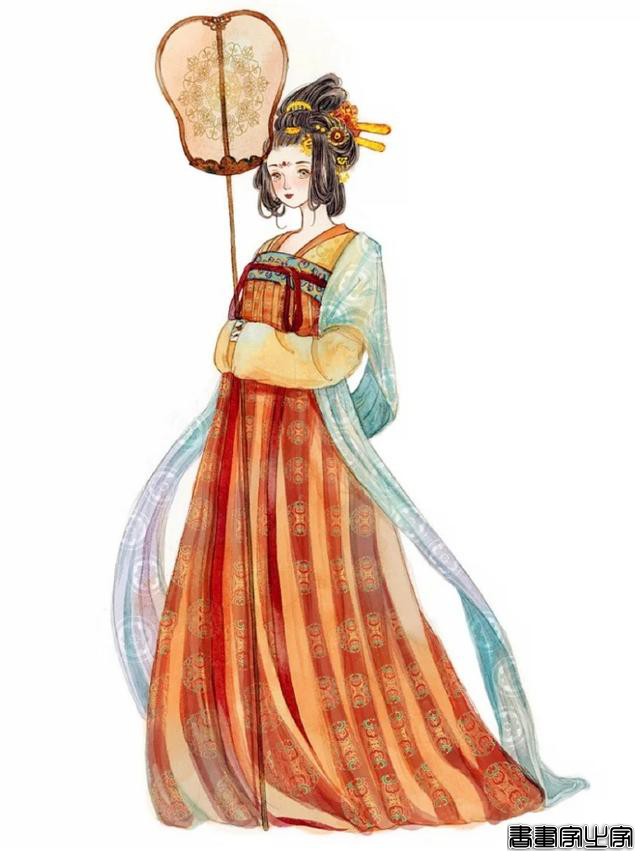 古风插画欣赏汉服插画使#古风##头像##中国元素##插画##艺术分享# ????-4.jpg
