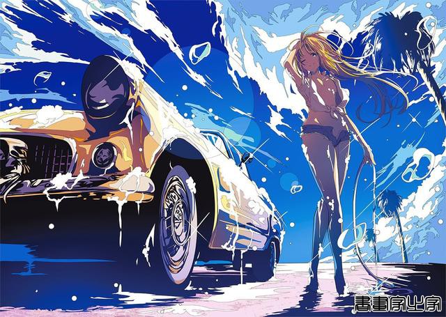 炫酷的霓虹人物手绘插画，色彩极为丰富，宛如一位色彩魔术师-4.jpg