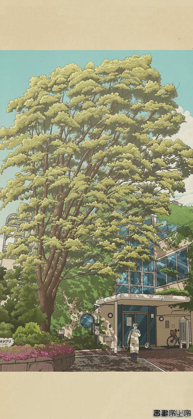 清新治愈风壁纸，宫崎骏动漫插画-9.jpg