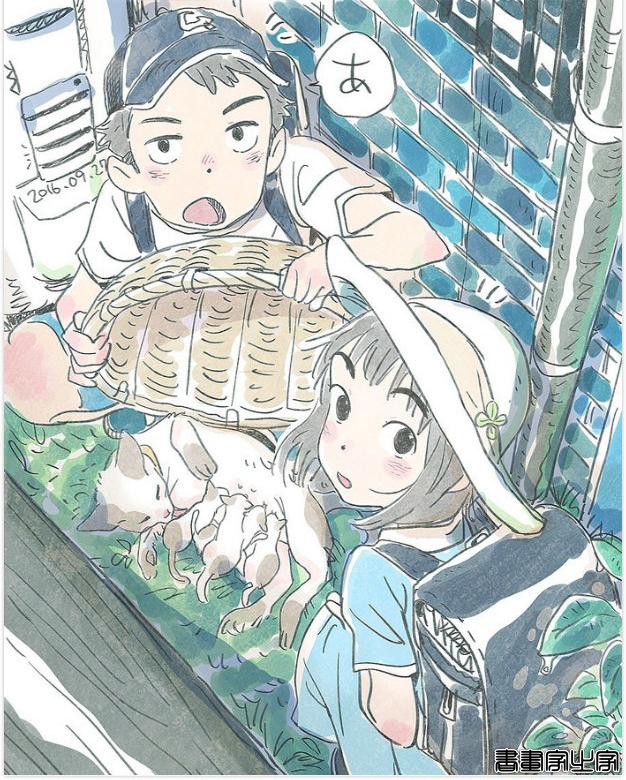 童话般清新治愈系的人物手绘插画，清新舒适的画风-10.jpg