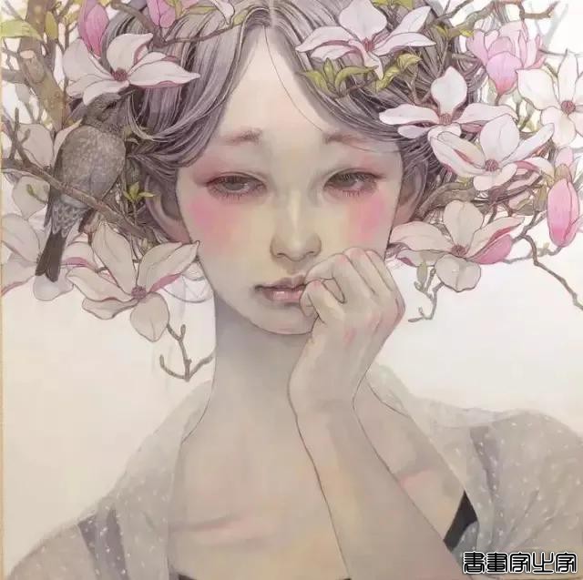 插画欣赏｜插画师平野实惠笔下的空灵少女-5.jpg