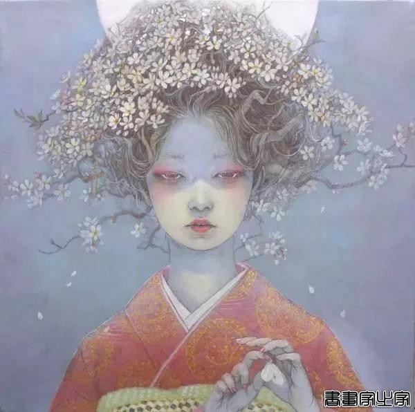 插画欣赏｜插画师平野实惠笔下的空灵少女-7.jpg