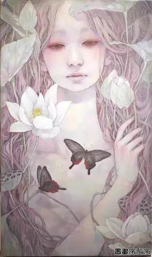 插画欣赏｜插画师平野实惠笔下的空灵少女-6.jpg