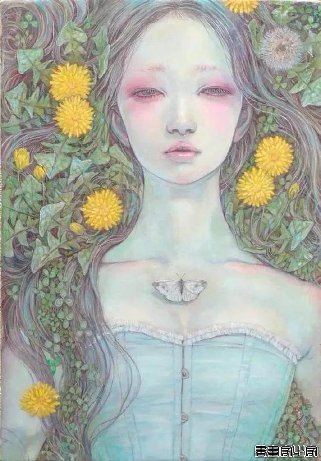 插画欣赏｜插画师平野实惠笔下的空灵少女-10.jpg