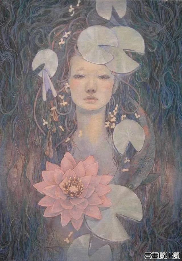 插画欣赏｜插画师平野实惠笔下的空灵少女-8.jpg