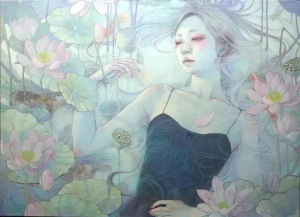插画欣赏｜插画师平野实惠笔下的空灵少女-9.jpg