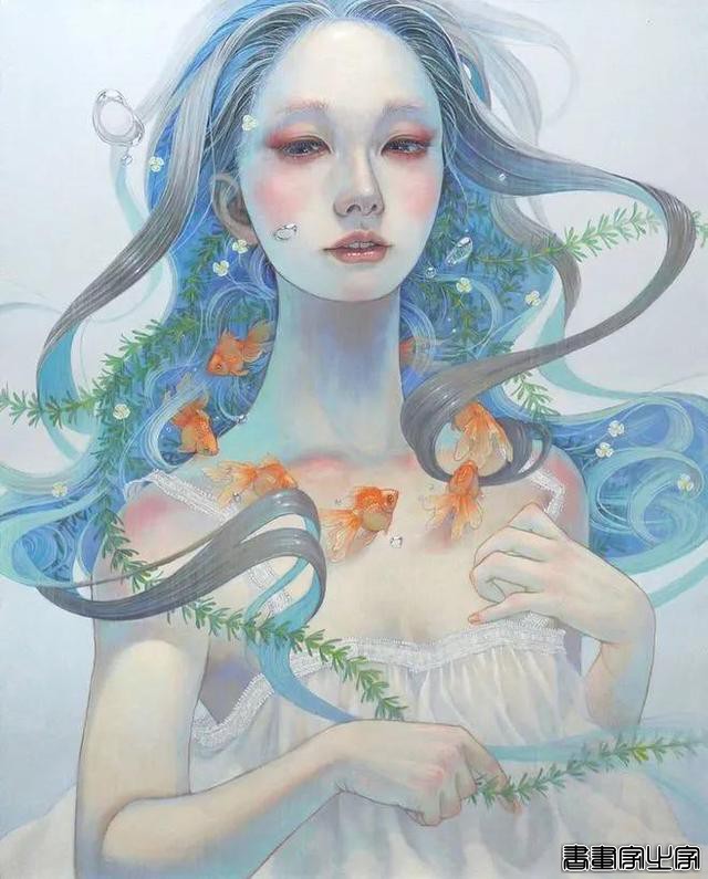 插画欣赏｜插画师平野实惠笔下的空灵少女-13.jpg