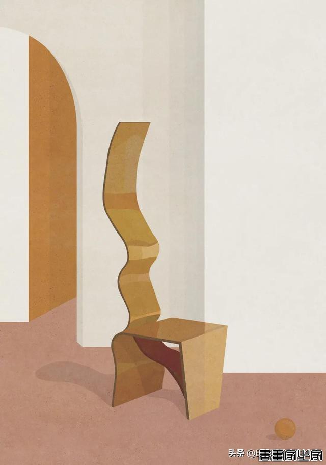 「插画欣赏」伦敦女艺术家的极简风建筑插画——简洁抽象-4.jpg