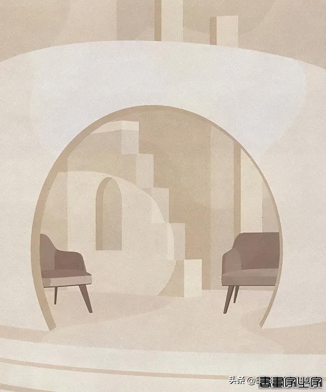 「插画欣赏」伦敦女艺术家的极简风建筑插画——简洁抽象-16.jpg
