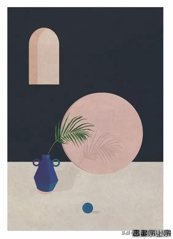 「插画欣赏」伦敦女艺术家的极简风建筑插画——简洁抽象-17.jpg