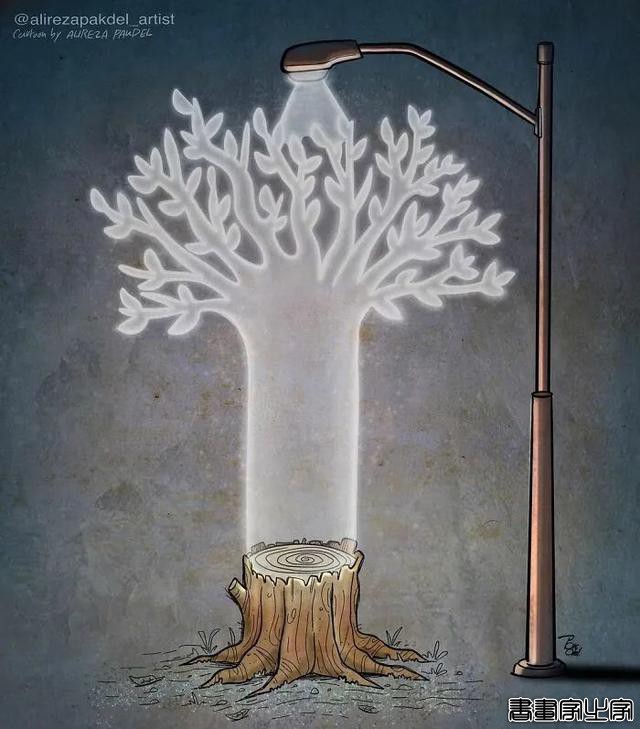 艺术家用15幅人性插画，揭示现代社会弊病，每一张都让人醍醐灌顶-14.jpg