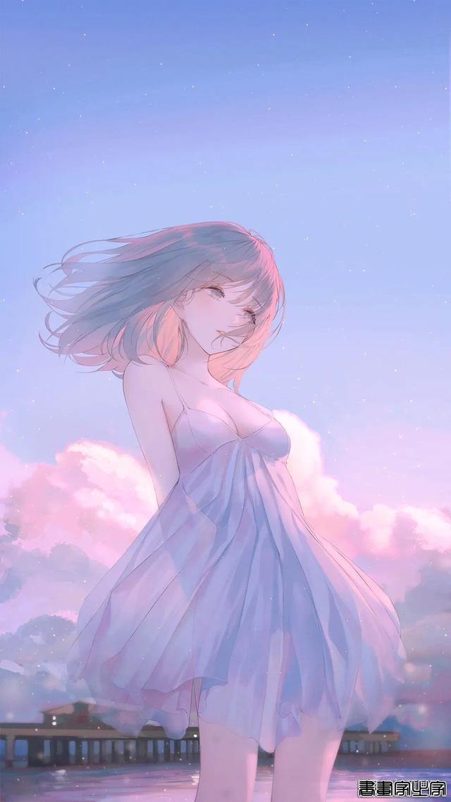 「插画欣赏」朦胧光影下的身影-17.jpg