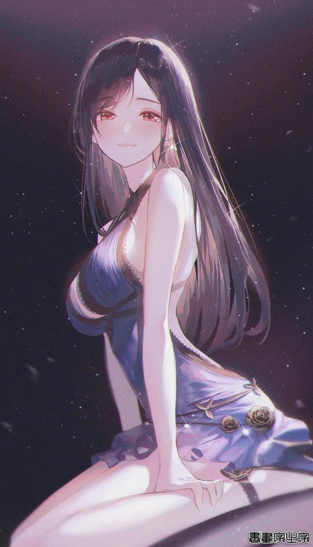 「插画欣赏」朦胧光影下的身影-13.jpg