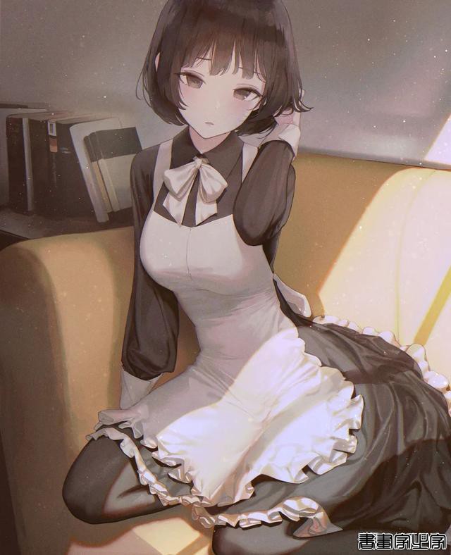 「插画欣赏」朦胧光影下的身影-18.jpg