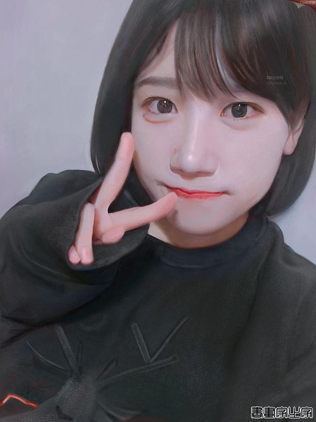 看不出来是画的，真人转手绘插画作品分享-6.jpg