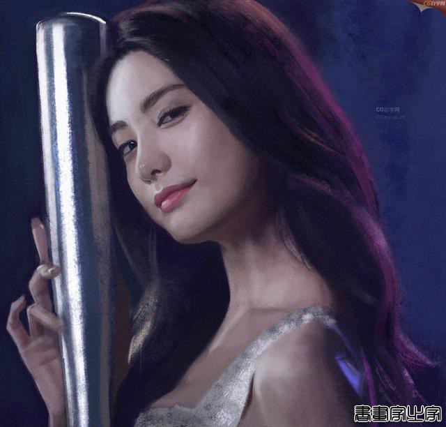 看不出来是画的，真人转手绘插画作品分享-8.jpg