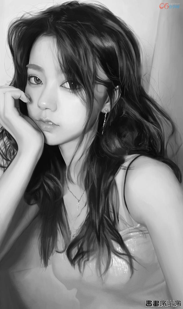 看不出来是画的，真人转手绘插画作品分享-15.jpg