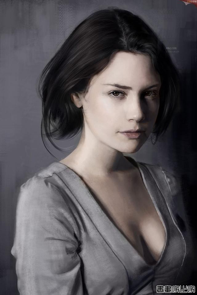 看不出来是画的，真人转手绘插画作品分享-17.jpg