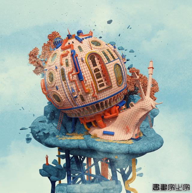 创意插画设计欣赏！幻想力-28.jpg