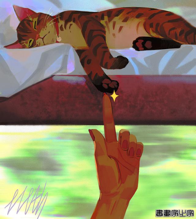 有趣超逗的人物细节，插画的配色光感也太好看了吧-5.jpg