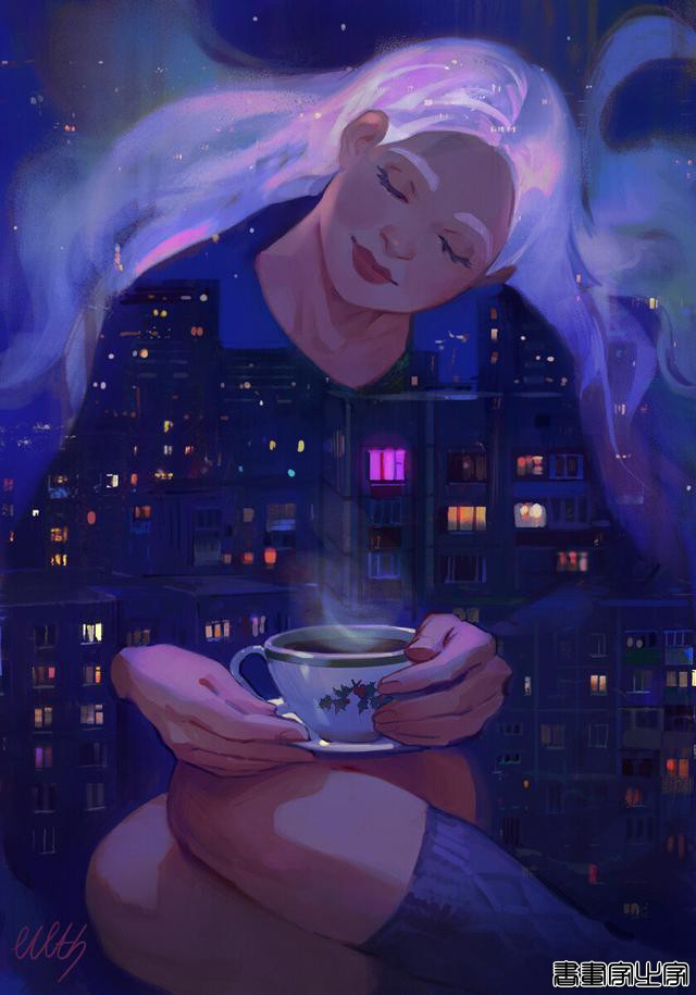 有趣超逗的人物细节，插画的配色光感也太好看了吧-10.jpg