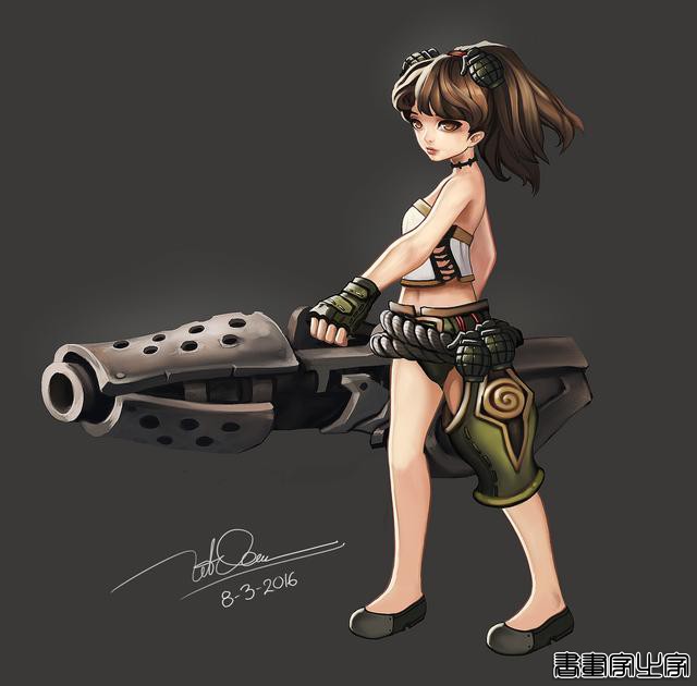 画风唯美，人物灵气十足，五官精致的女性动漫同人、墨笔插画欣赏-4.jpg