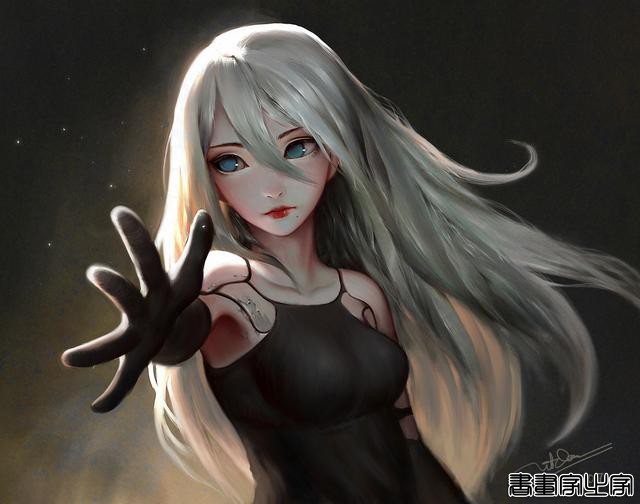 画风唯美，人物灵气十足，五官精致的女性动漫同人、墨笔插画欣赏-5.jpg