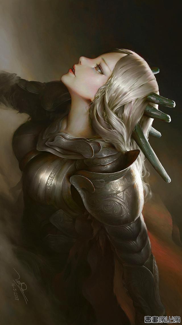 画风唯美，人物灵气十足，五官精致的女性动漫同人、墨笔插画欣赏-25.jpg