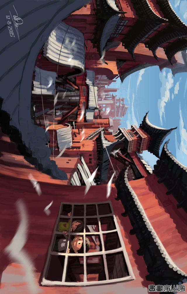 画风唯美，人物灵气十足，五官精致的女性动漫同人、墨笔插画欣赏-30.jpg